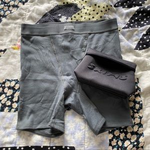 NWT Skims Cotton Rib Boxer Shorts